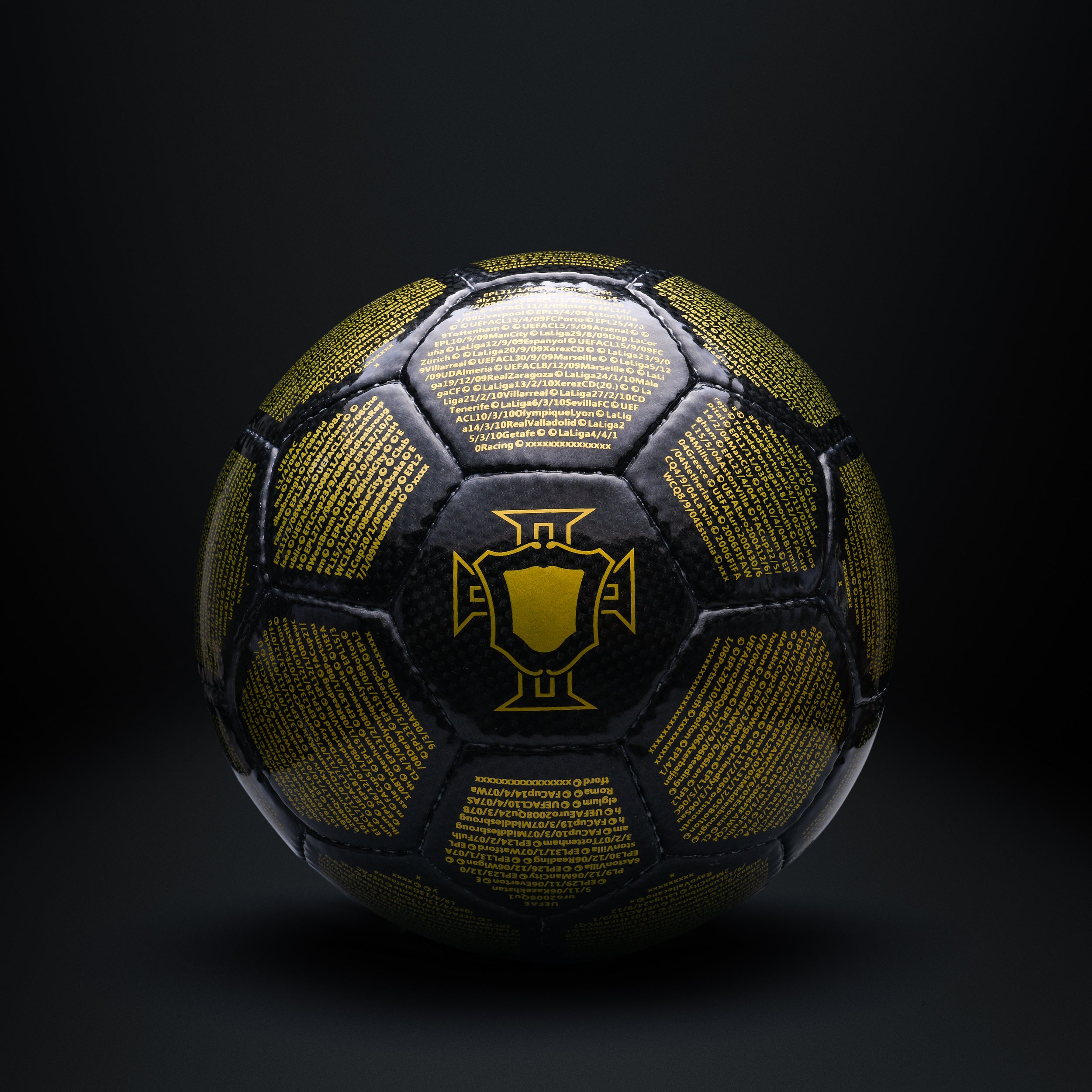 Cristiano Ronaldo SIU The GOAT size 5 football front view by Footie Archives