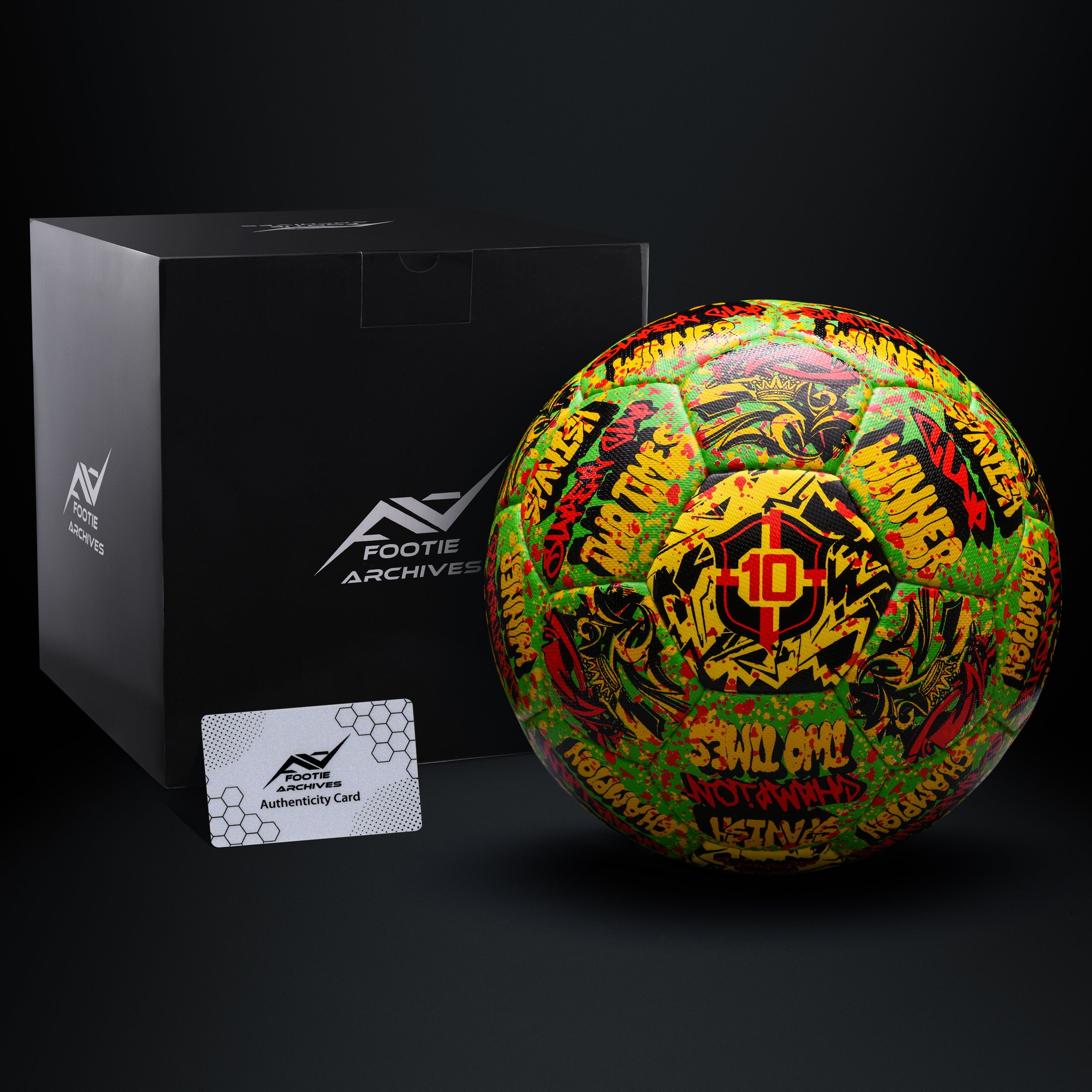 Neymar Jr The Brazilian Prince size 5 football with premium packaging box by Footie Archives